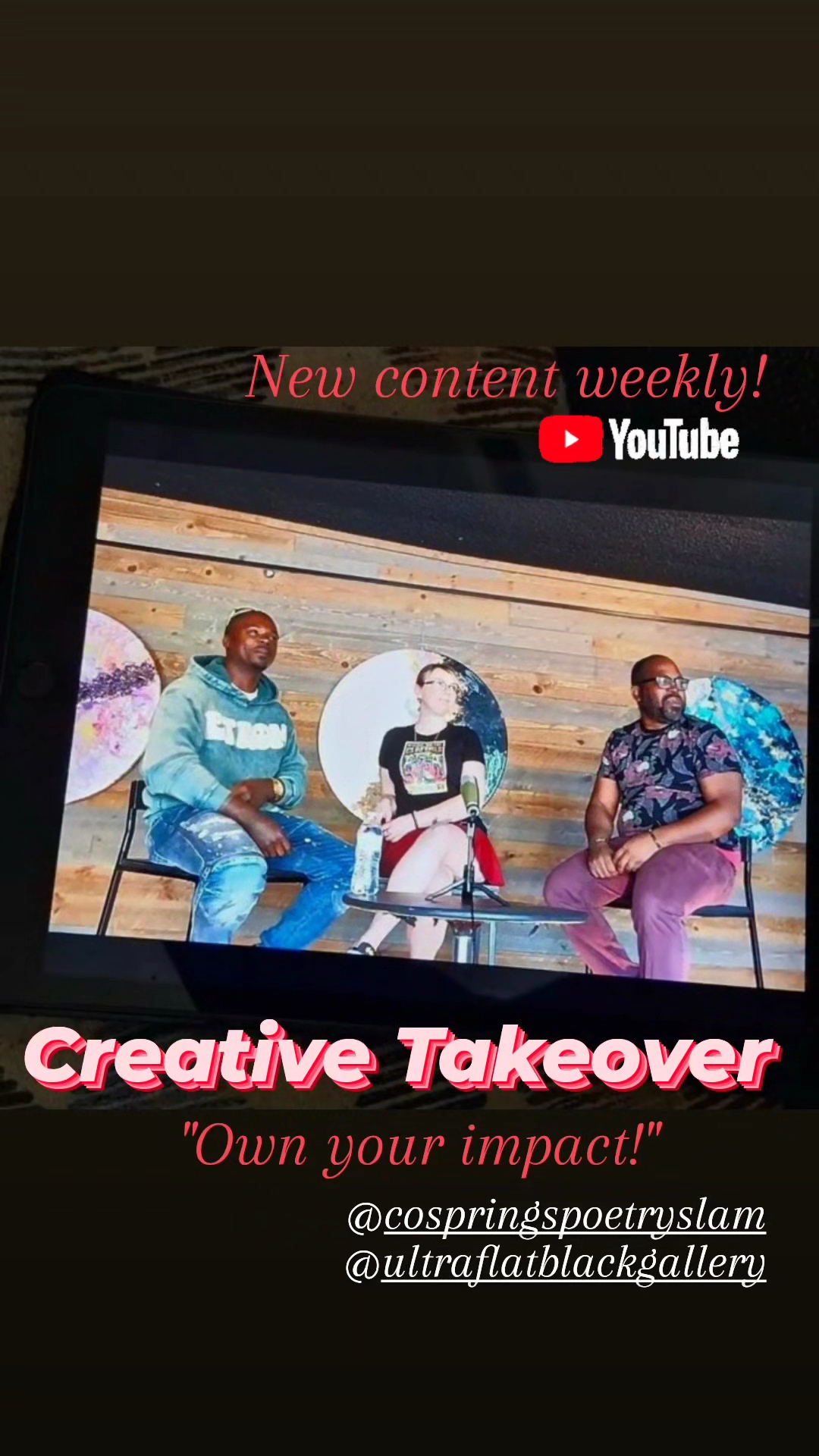 Creative takeover podcast youtube image